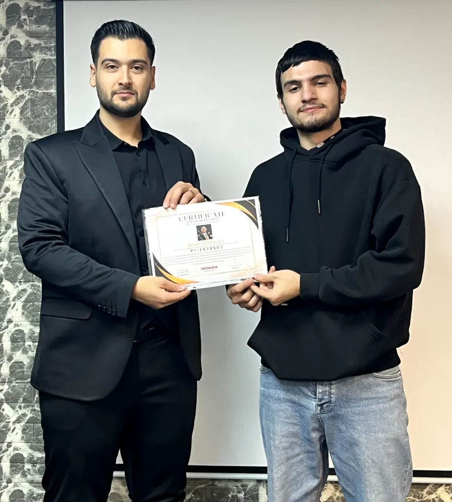 پایان دوره بیستم مدرسه پرنیان